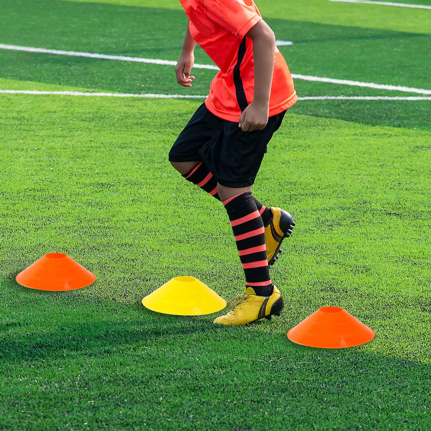 Kit Set De Entrenamiento Escalera Coordinación Fútbol Conos