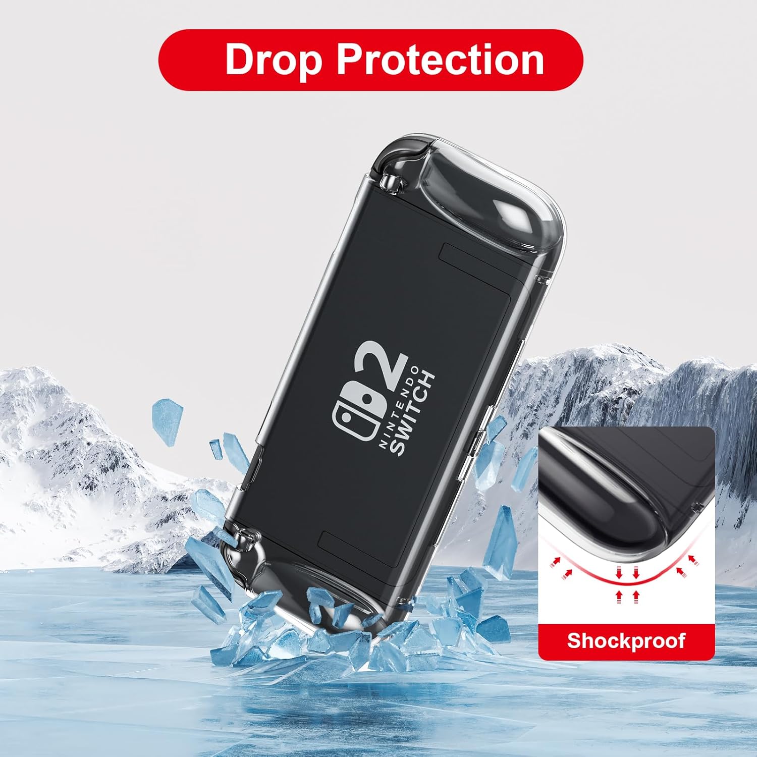 Protector Transparente Nintendo Switch 2