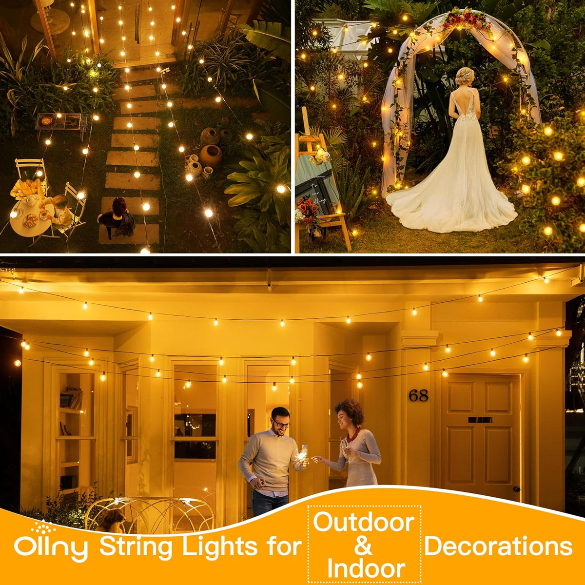 Guirnalda Guia Luces Vintage 40 Luces 10m