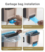 Papelera Cesto Colgante Plegable Tacho Basura