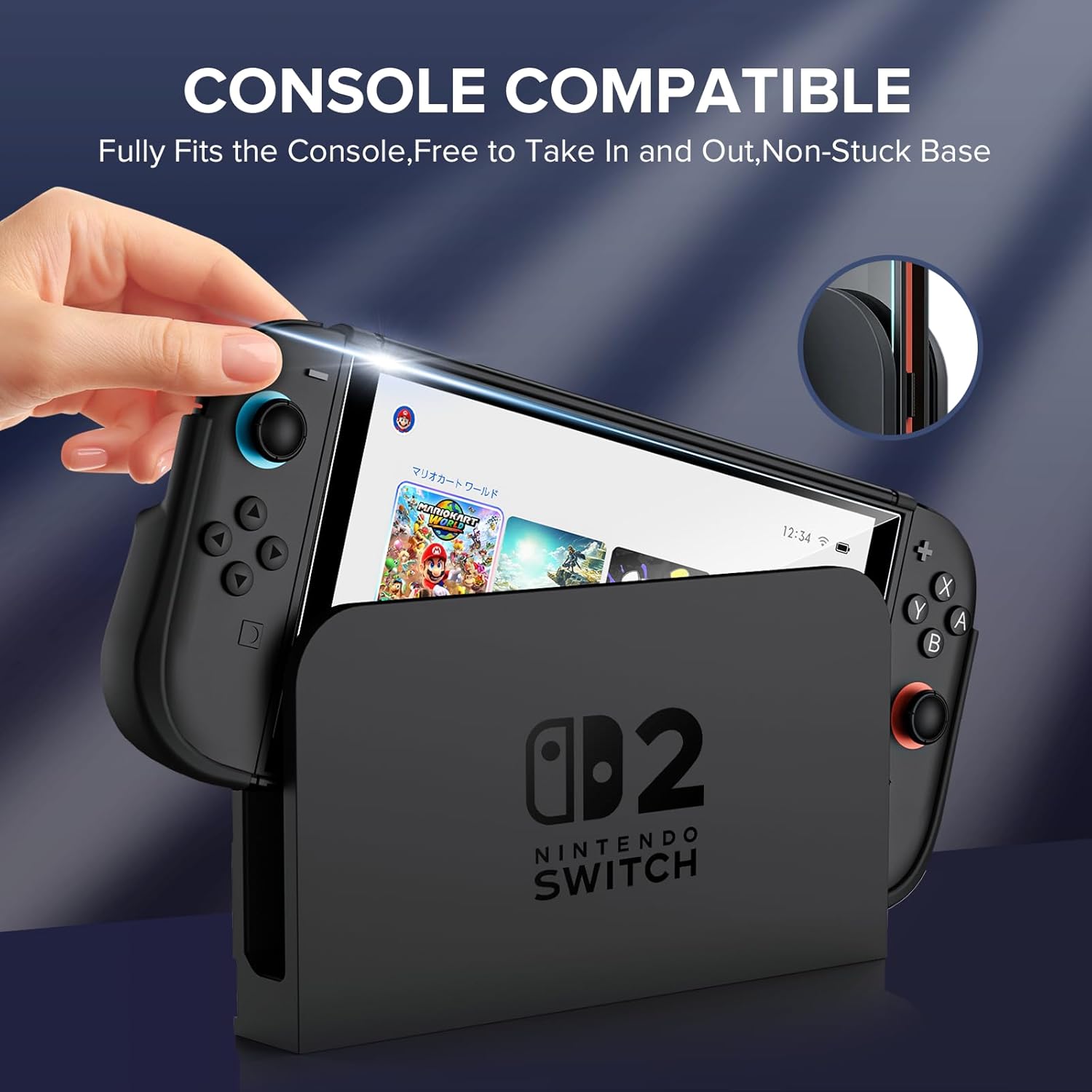 Vidrio Templado Protector Nintendo Switch 2