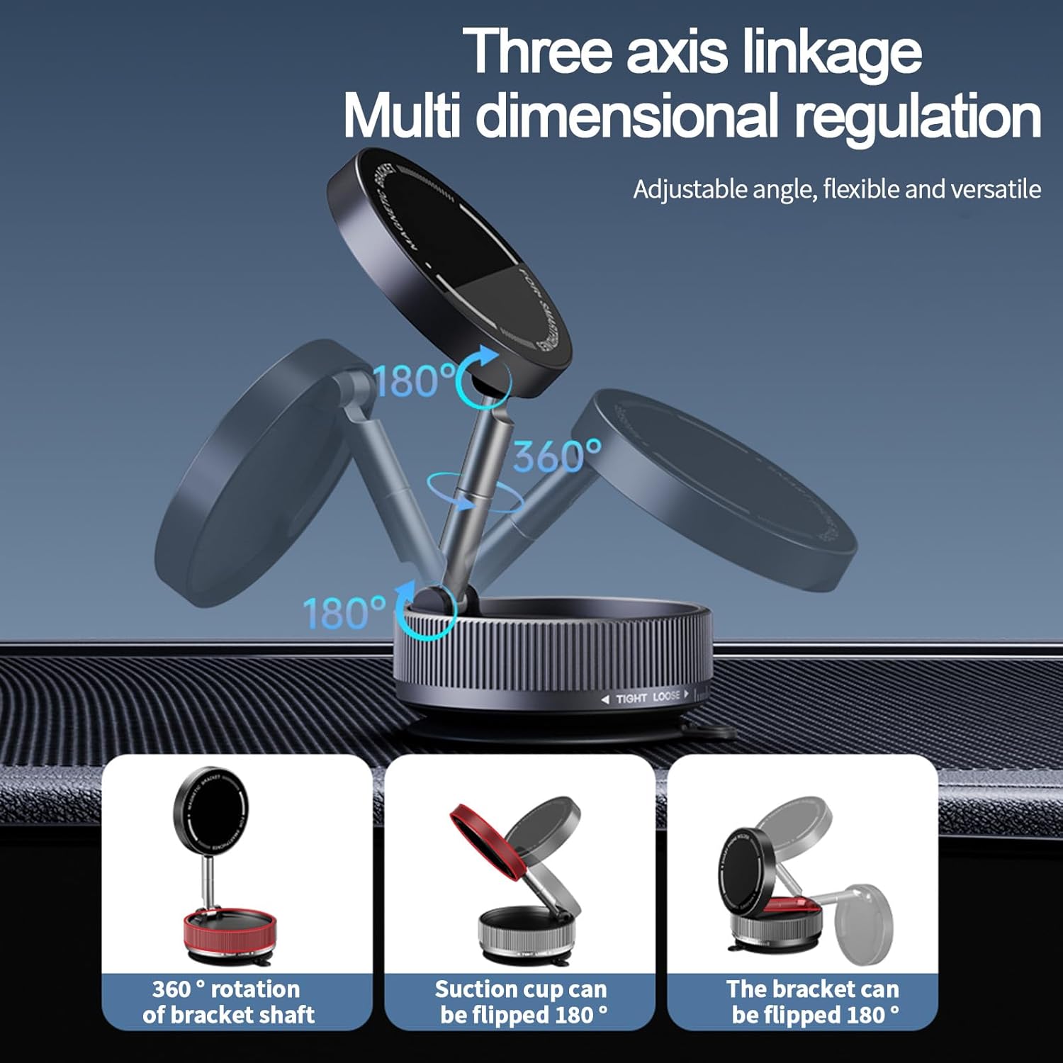 Soporte Para Celular Magnetico 360 Auto Escritorio Hogar
