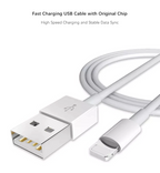 Cable Lightning Usb Cargador Compatible iPhone 1 Metro