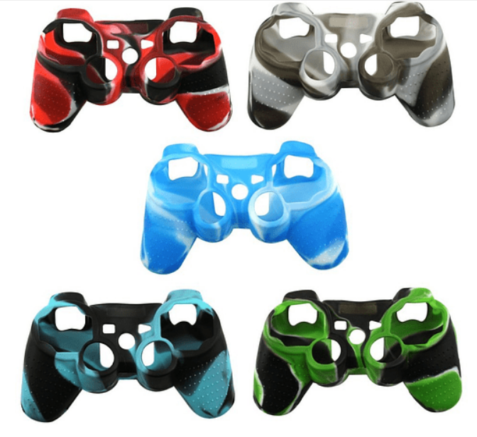 Funda Protector Silicona Joystick Ps3 + 2 Gomitas