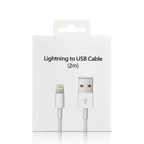 Cable Lightning Usb Cargador Compatible iPhone 2 Metros