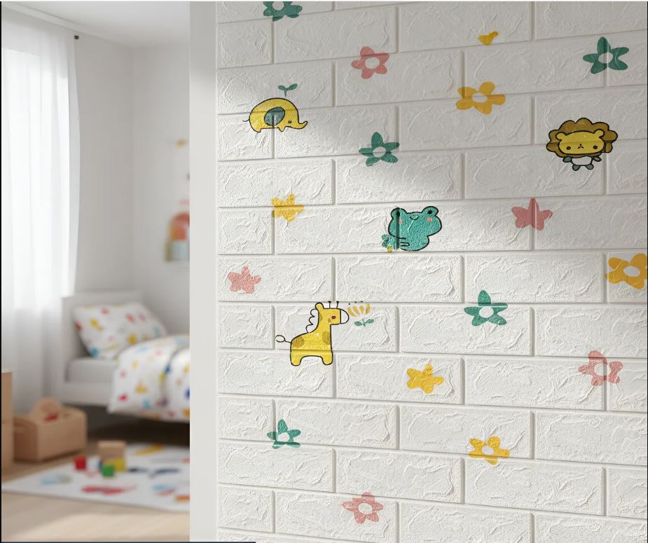 Placa Revestimiento Pared Autoadhesiva 70x77cm