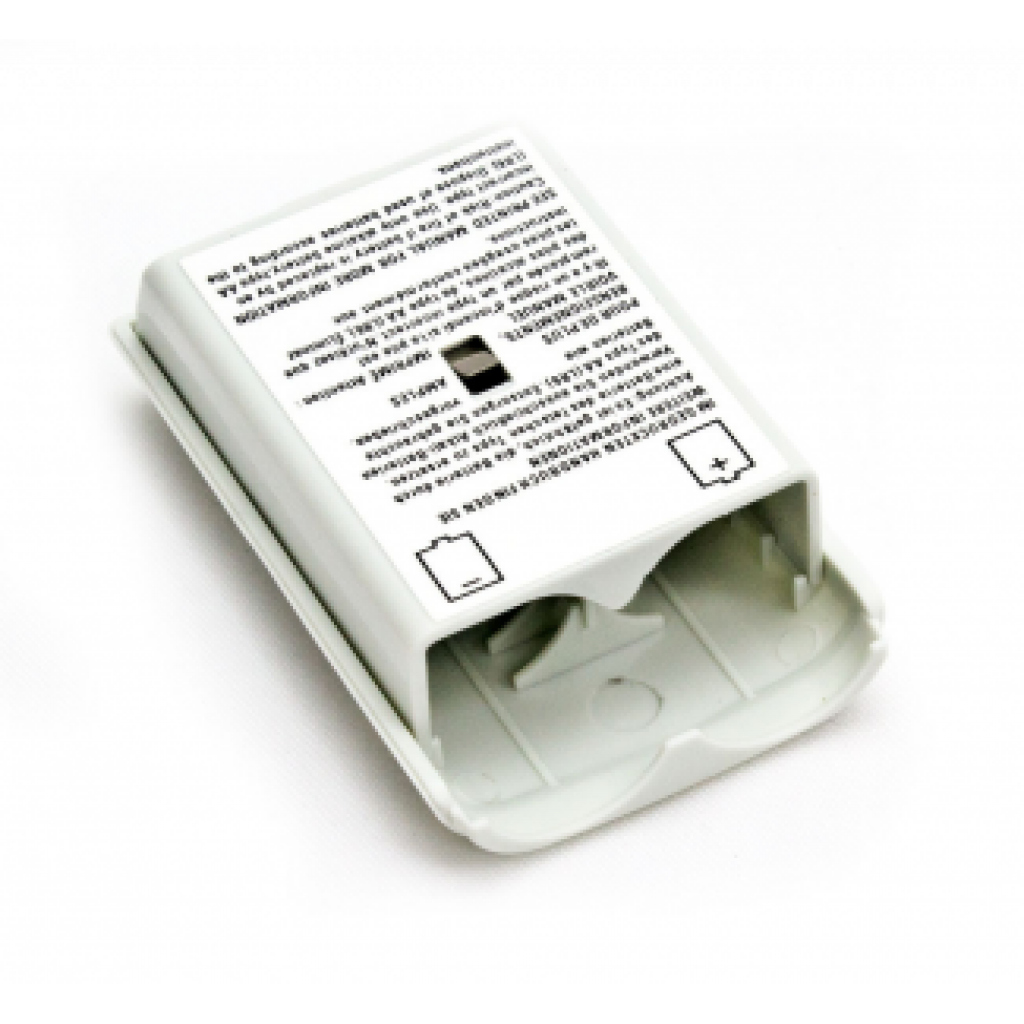 Tapa Trasera Porta Pilas Joystick Xbox 360 Blanca