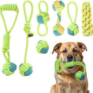 Juguetes Para Perro Pelota Cuerda Soga Mascota Set X 7